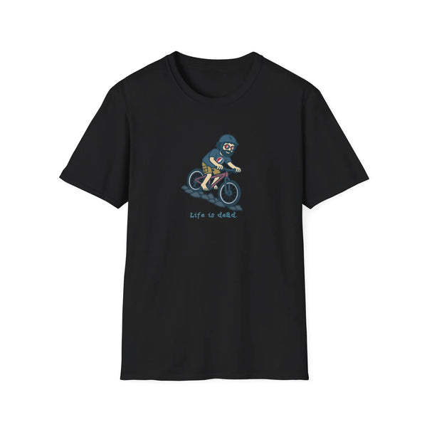 Grateful Dead - Mountain Bikin' Jerry - Life is dead. Grateful Dead TShirt - StealieShop